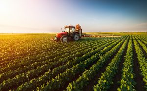 Landwirtschaft Trecker auf dem Feld