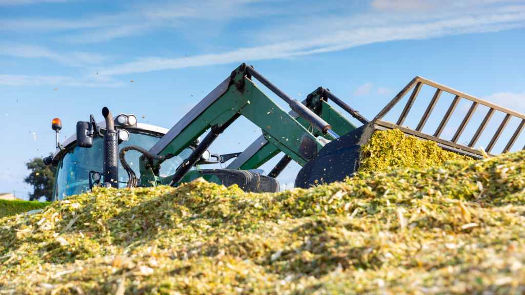 Silofolien & Garn silo befüllt